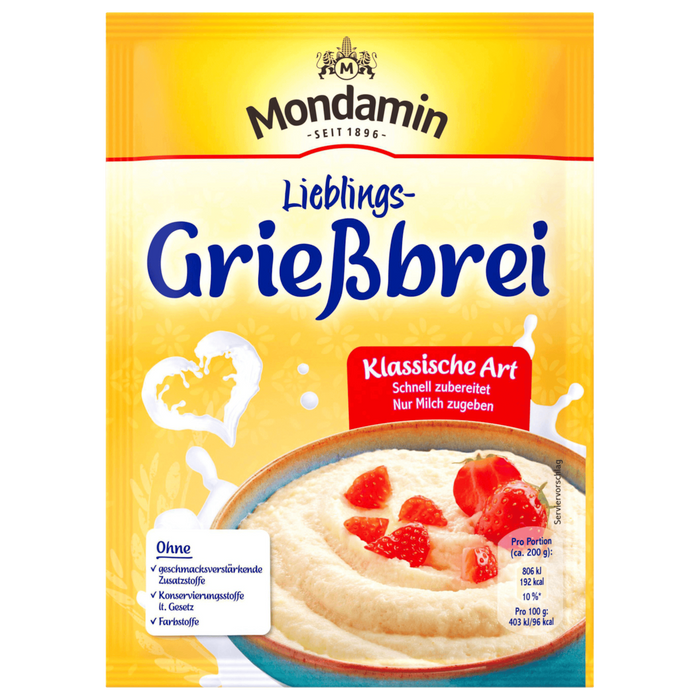 Mondamin Semolina Pudding Mix 89g