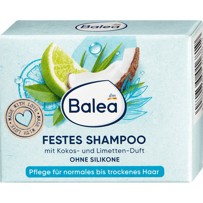 Balea Solid Shampoo Coconut & Lime Scent, 60 g
