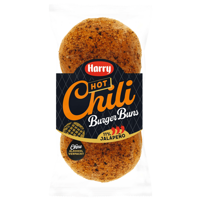 Harry Hot Chili Burger Buns 300g