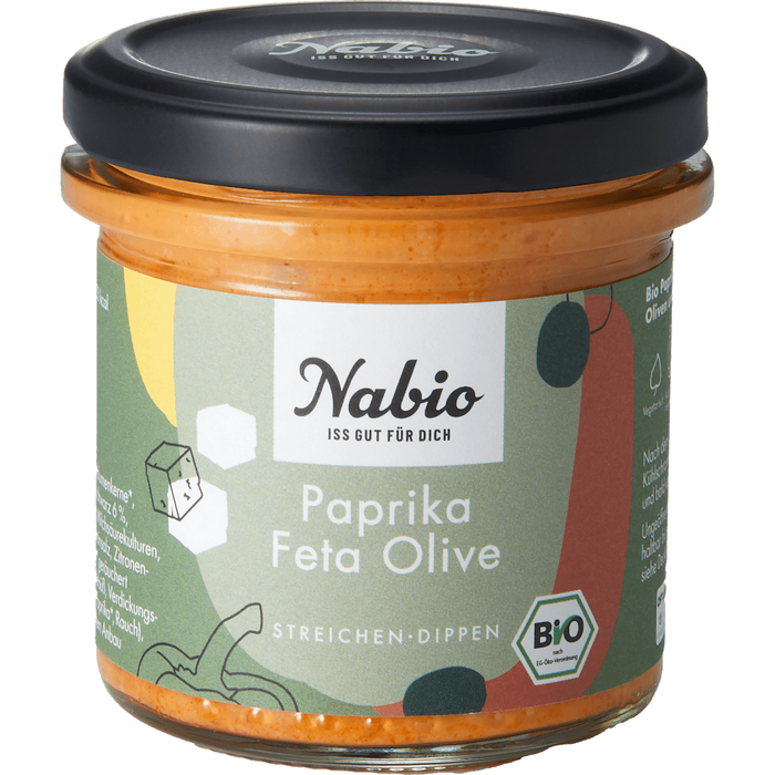 Nabio - Paprika Feta Olive Spread 135G