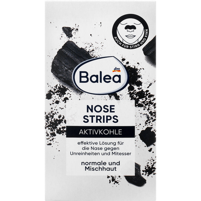Balea Nose Strips with Activated Charcoal, 3 pcs