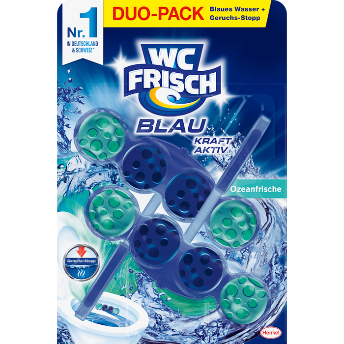 Wc-Frisch - Toilet Block Blue Ocean Fresh 2 Pcs 100g