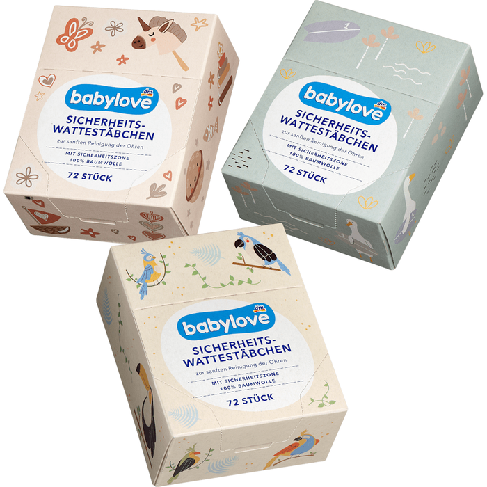 Babylove - Safety Cotton Buds 72 Pcs 96g