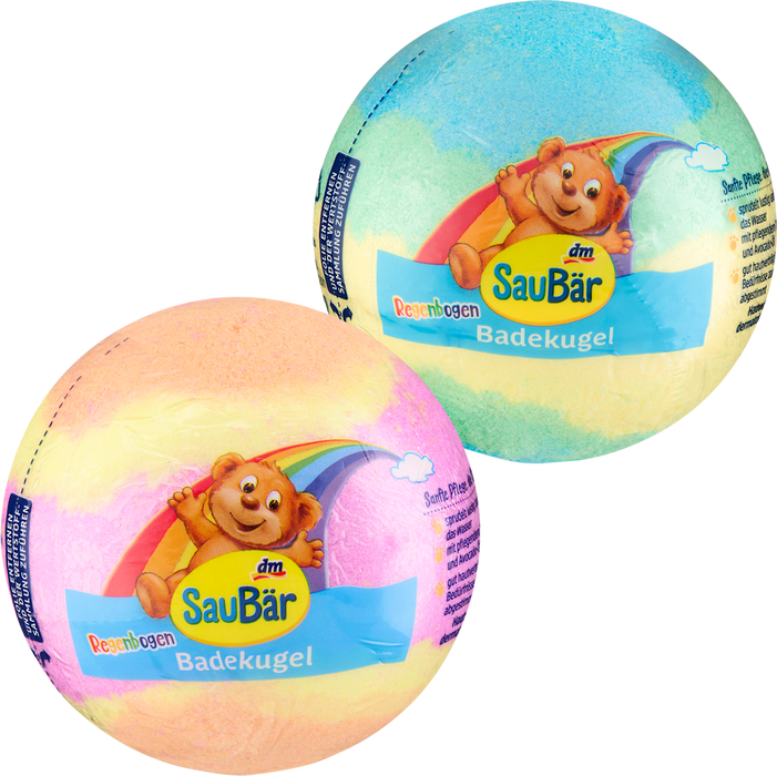 SauBär Kids' Rainbow Bath Bomb, 1 pc