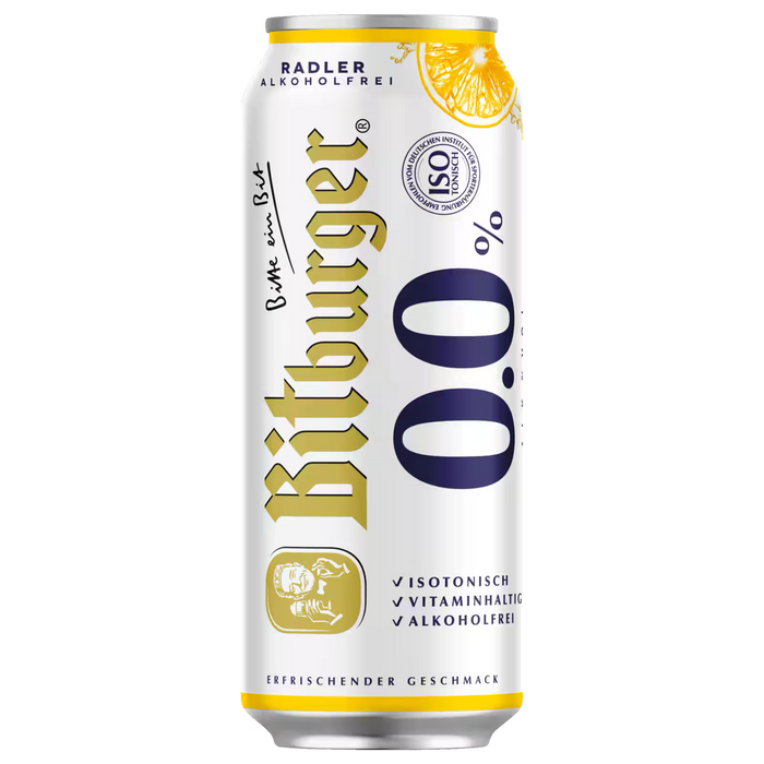 Bitburger Radler 0.0% 500ml