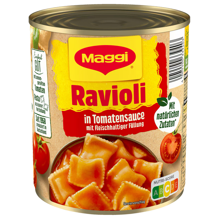 Maggi Pork Ravioli in tomato sauce 800g