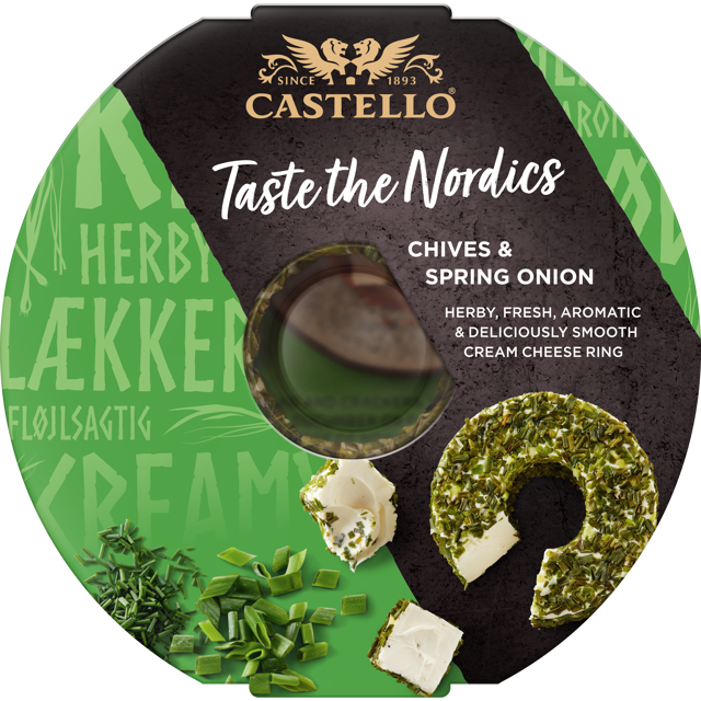 Castello Chives & Spring Onion Cream Cheese Ring
