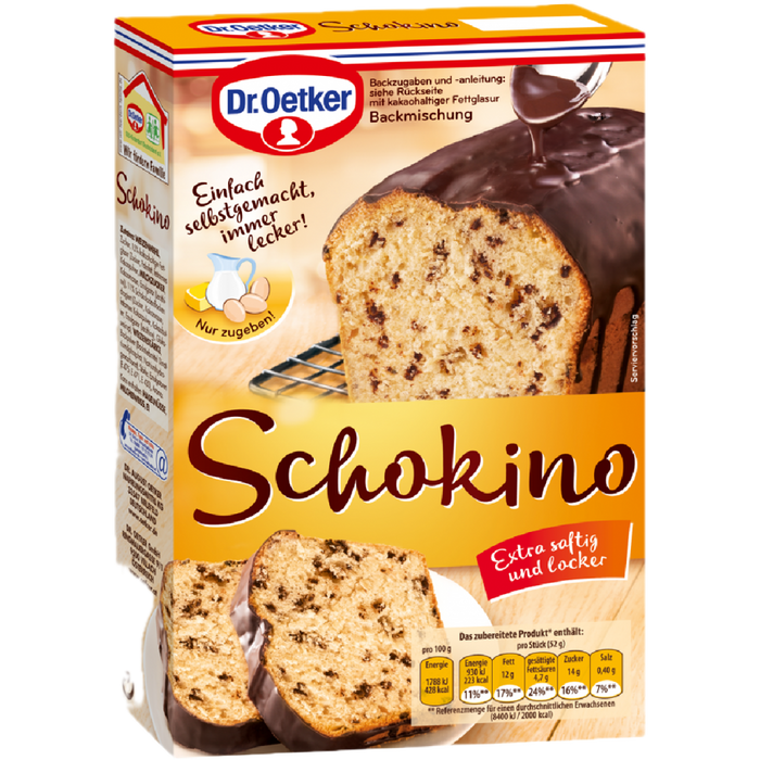 Dr. Oetker Schokino Cake Baking Mix 495g