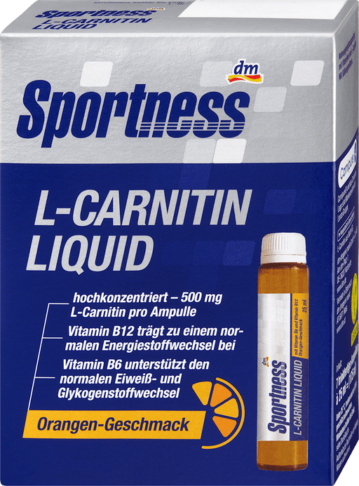 Sportness L-Carnitine Liquid Orange 7 x 25ml