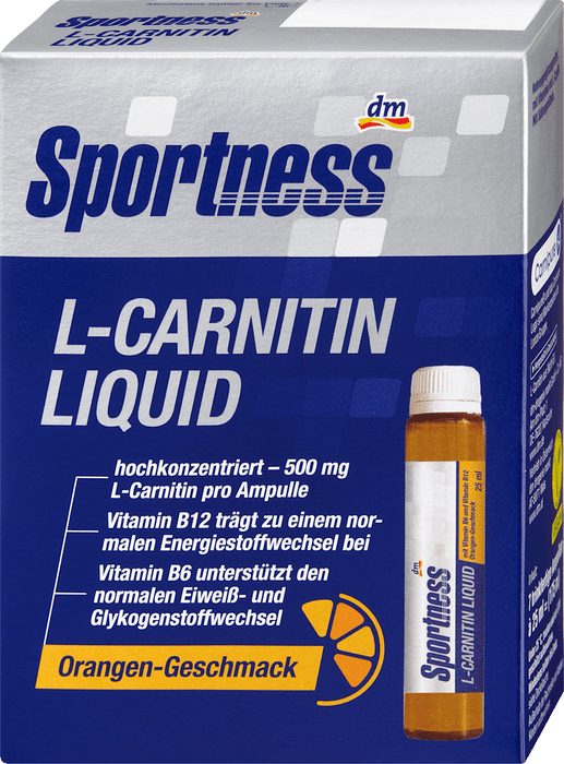 Sportness L-Carnitine Liquid Orange 7 x 25ml