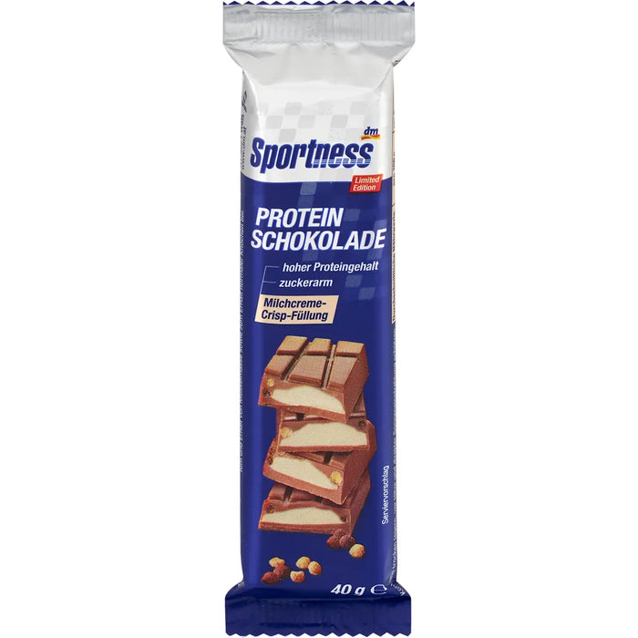 Sportness Protein Choclate with milky crispy milkcreme 40 g