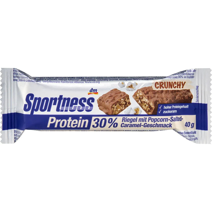 Sportness 30% Protein Bar Popcorn Salted Caramel 40g