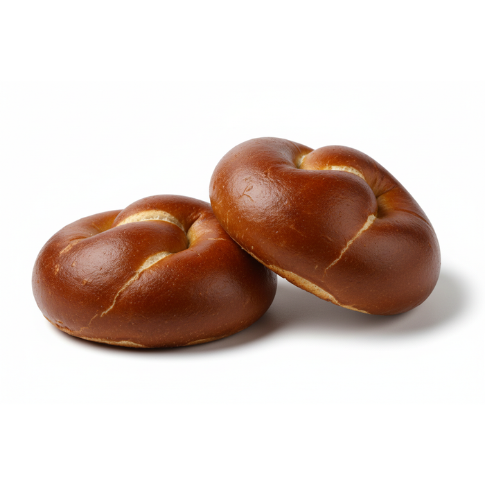two pretzel buns no salt